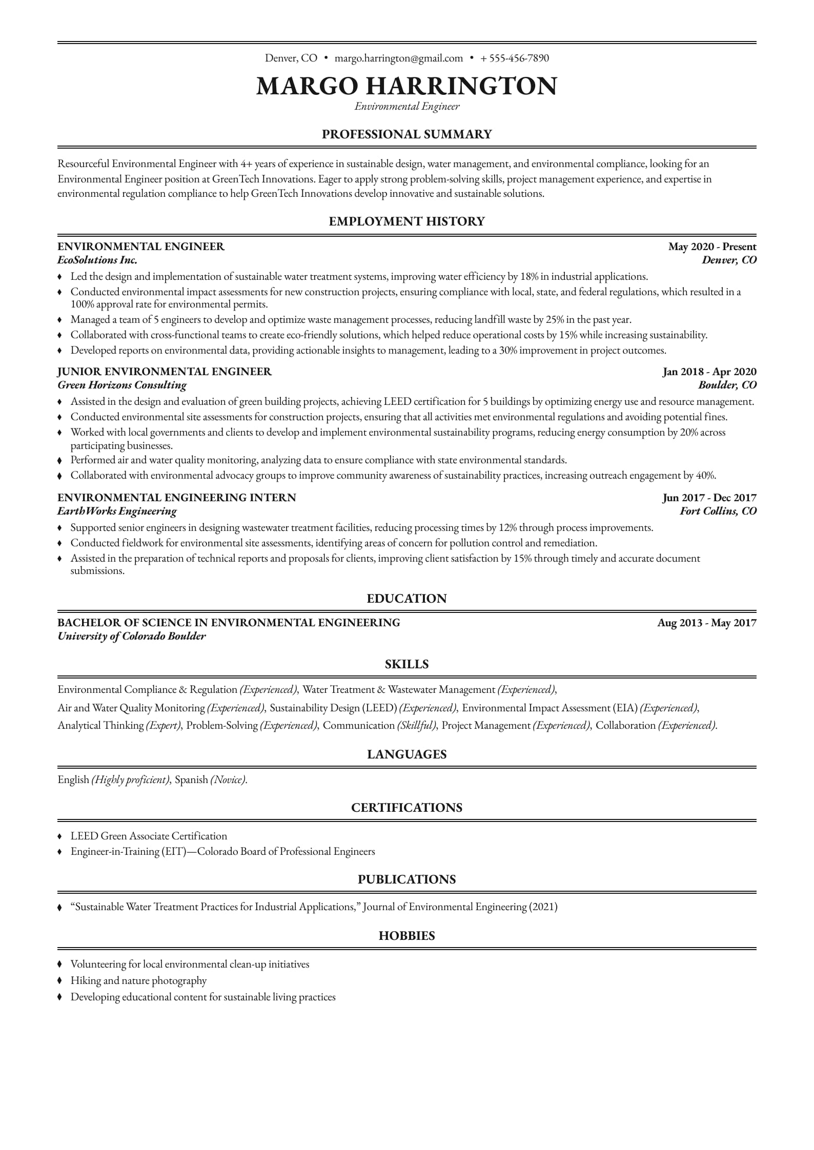 Environmental Engineer